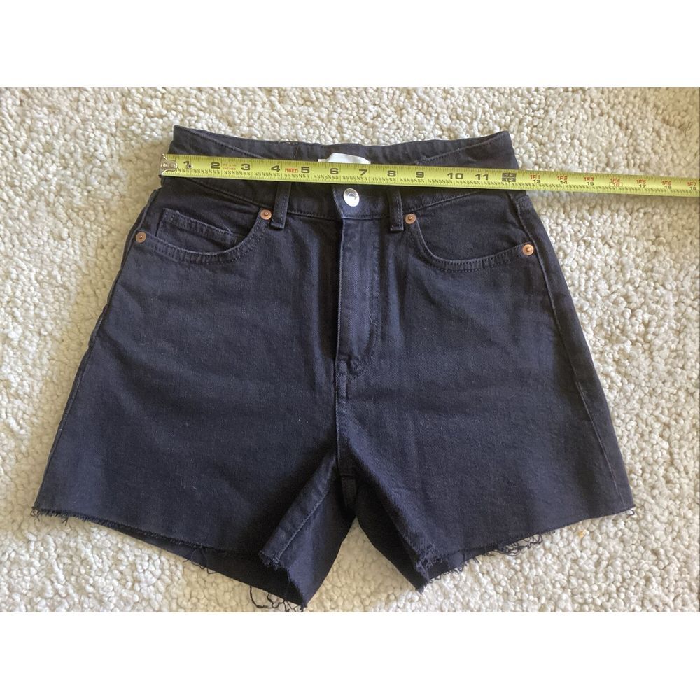 H & M Black Cut Off Shorts Size 2